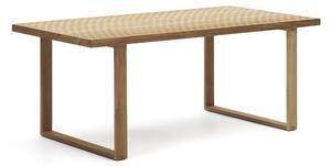 Tavolo Canadell 100% outdoor in legno massiccio di teak riciclato 180 x 90 cm