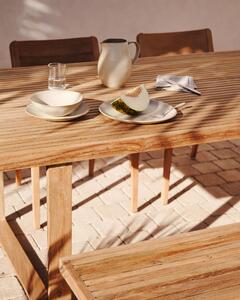 Tavolo Canadell 100% outdoor in legno massiccio di teak riciclato 180 x 90 cm