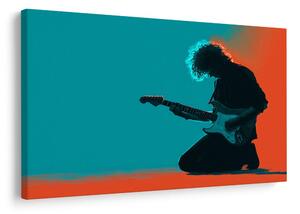 Quadro su tela – Estasi musicale sul palco