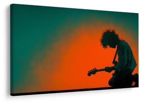 Quadro su tela – Musicista con chitarra elettrica
