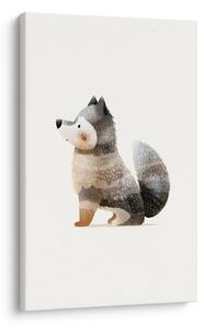 Quadro su tela – Dolce lupetto grigio