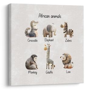 Quadro su tela – Animali africani