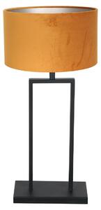 Steinhauer - lampada da tavolo - Stang - nero - metallo velluto - Ø 30cm - E27 - 3859ZW