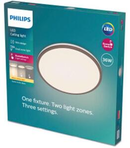Philips Ozziet plafoniera nera 3900lm SceneSwitch