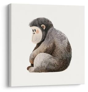 Quadro su tela – Scimmia adorabile