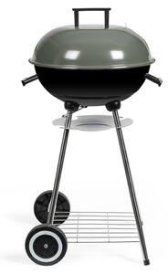 Charcoal barbecue - LIVOO - DOC172K - ø41 cm - Chrome-plated steel grill - Height 69.5 cm - Handles - 2 toothed wheels