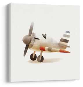 Quadro su tela – Vecchio aereo nel cielo