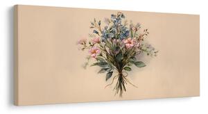 Quadro su tela – Sogno floreale pastello