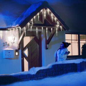 Konstsmide Christmas Tenda di luce LED con 32 ghiaccioli da 7,75 m