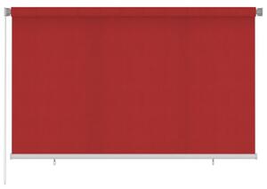 Tenda a Rullo per Esterni 240x140 cm Rossa HDPE
