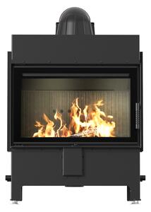 Caminetto in acciaio KRATKI LUCY 14 kW Ø 200 nero thermotec