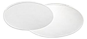 Plafoniera moderna perenz drum 8230 b lc 33w led 2640lm metallo bianco orientabile inclinabile - Perenz