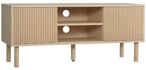HOMCOM Mobile Porta TV fino a 50" con Vani Aperti e Armadietti con Anta Scorrevole, 115x40x49cm|Aosom