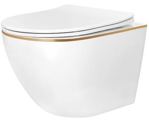 Vaso WC sospeso Rea Carlo Mini Tornado NFQ GOLD EDGE