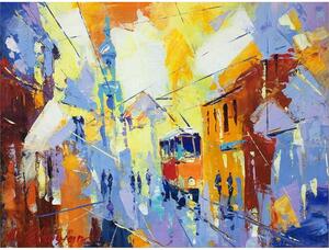 Dipinto 100x70 cm Town - Wallity
