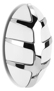 Gancio da parete bianco/color argento lucido in plastica Bug – Spinder Design