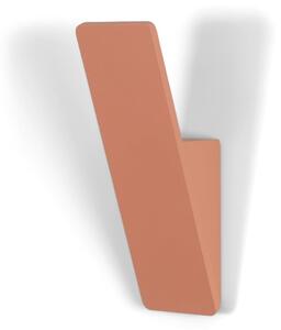 Gancio da parete color salmone in acciaio Angle – Spinder Design