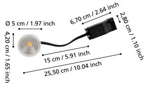 Eglo 902335 - Modulo LED dimmerabile PUCK LED/6,4W/230V 4000K