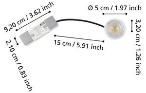 Eglo 902333 - Modulo LED da esterno PUCK LED/4,9W/230V 2700/4000/6500K IP65