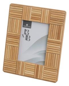 Cornice in piedi in bambù di colore naturale 23x28 cm - Casa Selección