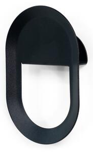 Gancio da parete nero in acciaio Coucou – Spinder Design