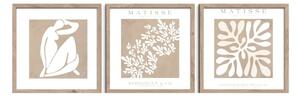 Set di dipinti 3 pz 30x30 cm Matisse – Styler