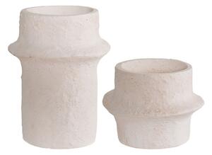 Portacandele per lumini in cemento in set di 2 pezzi - House Nordic