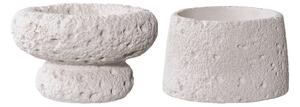 Portacandele per lumini in cemento in set di 2 pezzi - House Nordic