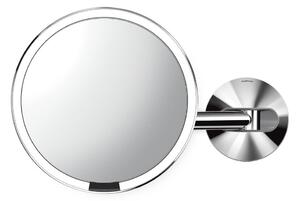 Specchio da parete/per make-up con illuminazione/con ingrandimento (5x) ø 20 cm Sensor – simplehuman