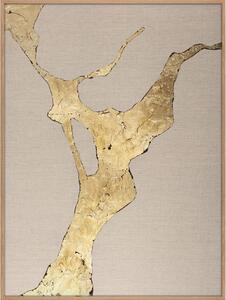 Quadro dipinto a mano 90x120 cm Wild Horizon Gold - Malerifabrikken