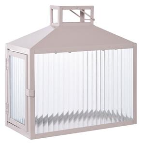 Lanterna in vetro (altezza totale 26,5 cm) Lucca – House Nordic