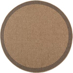 Tappeto da interno/esterno rotondo marrone ø 80 cm Timber 1402 – Ayyildiz Carpets