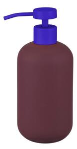 Dispenser per sapone viola scuro in ceramica 120 ml Lotus Play – Mette Ditmer Denmark