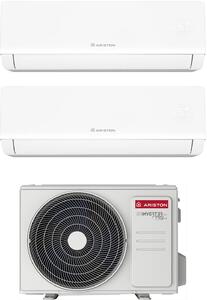 Ariston Climatizzatore Dual Split Inverter 9000+12000 Btu Condizionatore con Pompa di Calore Classe A++/A+ Wi-Fi (Unit Interna + Unit Esterna) - 