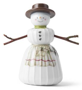 Statuetta natalizia in porcellana (altezza totale 9 cm) Hammershøi Snowwife – Kähler Design