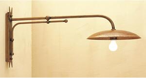 ERA LAMPADA PER ESTERNO IN OTTONE NATURALE O VERNICIATO IN ANTRACITE O CORTEN