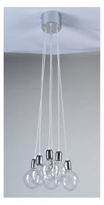 BOLLE SISTEMA DI ILLUMINAZIONE 6 LUCI CON CAVO SETA 200 CM