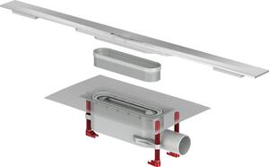 Aco ShowerDrain Griglia di design per pozzetto 90x5,5x1,2 cm in acciaio inox