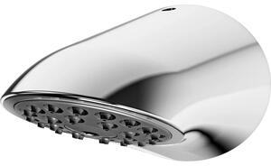 Soffione KWC AR, AQUAJET-Slimline, DN15, attacco a parete, base a getto, 9 litri