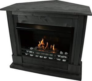 Gel, etanolo, Kaminofen, caminetto da angolo Apollo Deluxe - Nero