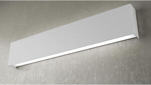 WALLY APPLIQUE 60 CM IN METALLO VERNICIATO 2 COLORI A LED 60W LAMPADINE SOSTITUIBILI