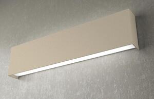WALLY APPLIQUE 50 CM IN METALLO VERNICIATO 2 COLORI A LED 40W LAMPADINE SOSTITUIBILI
