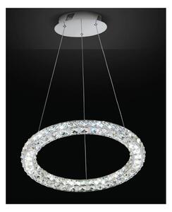 NORA3 AFFRALUX LAMPADARIO CON CRISTALLI A LED 23W 4000K DIAMETRO 50 CM