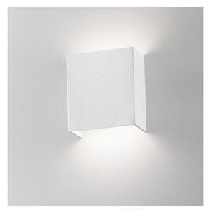 APPLIQUE CUBO PICCOLO ALLUMINIO BIANCO 6W 3000K O 4000K LED LUCE SOPRA SOTTO