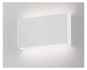 APPLIQUE RETTANGOLO ALLUMINIO BIANCO 12W 3000K O 4000K LUCE SOPRA SOTTO