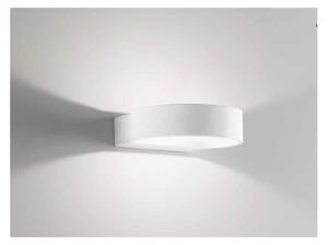 APPLIQUE ISYLUCE ALLUMINIO BIANCO LED 6W 3000K MODERNO LUCE SOPRA SOTTO