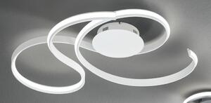 TWIST APPLIQUE PLAFONIERA GRANDE LED INTEGRATO 57W GRIGIA O BIANCA MODERNA