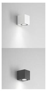 CAPRI APPLIQUE CUBO PER ESTERNO IP54 BIANCO ANTRACITE GU10 LED ISYLUCE ECONOMICO