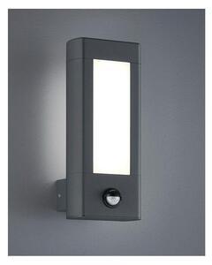 RHINE APPLIQUE DA ESTERNO IP54 RETTANGOLARE CON SENSORE DI MOVIMENTO ANTRACITE LED 9W