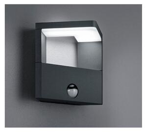 GANGES APPLIQUE DA ESTERNI CON SENSORE DI MOVIMENTO IP54 ANTRACITE CON LED 9W LUCE 3000K